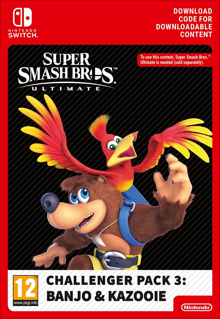 Super Smash Bros. Ultimate Challenger Pack 3: Banjo & Kazooie DLC EU Nintendo Switch Cover Image