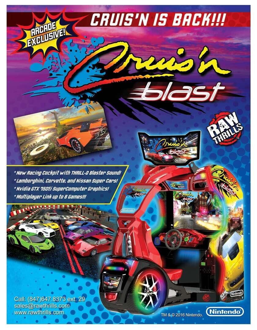 Cruis'n Blast Nintendo Switch Cover Image Nintendo Switch