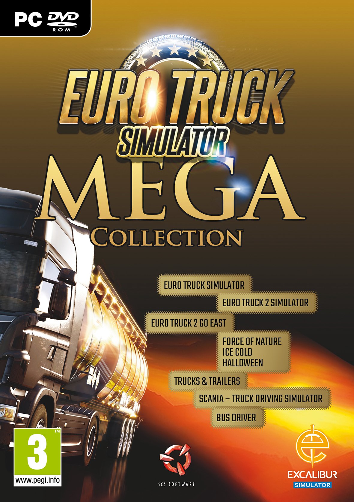 Euro Truck Simulator Mega Collection DLC Steam Cover Image