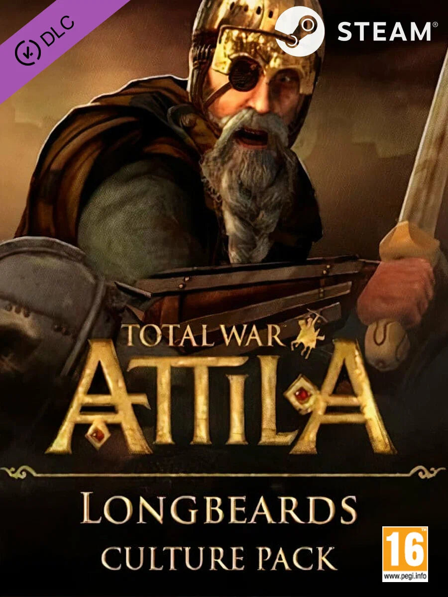 Total War Attila - Longbeards Culture Pack DLC EU Steam Cover Image