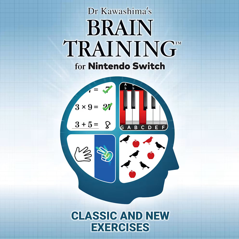 Dr Kawashima's Brain Training EU Nintendo Switch Cover Image