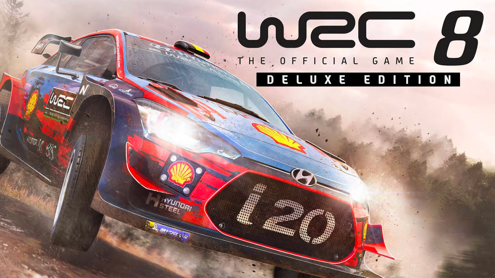 WRC 8 FIA World Rally Championship Deluxe Edition Base Game Steam Cover Image