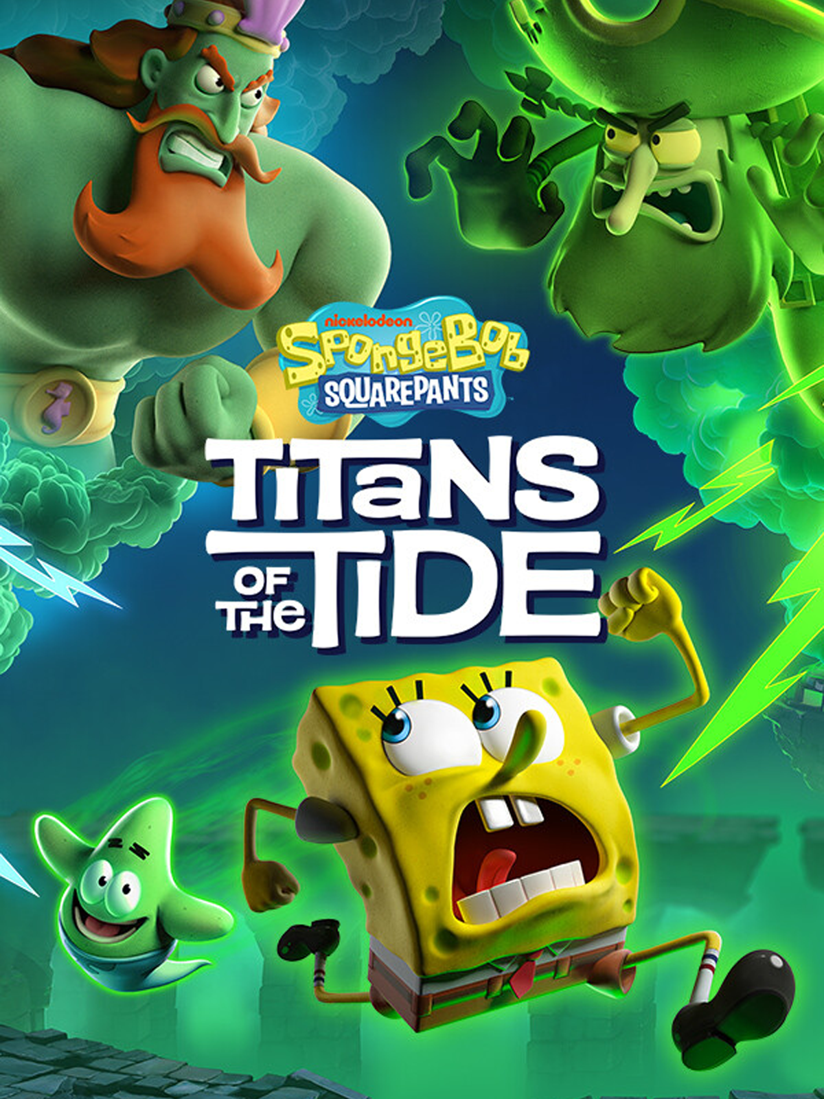 SpongeBob SquarePants: Titans of the Tide - Ghostly Digital Edition Base Game Steam Cover Image