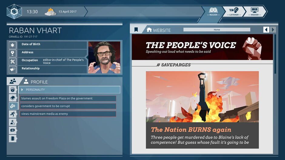 Orwell: Ignorance is Strength Cover Image Steam