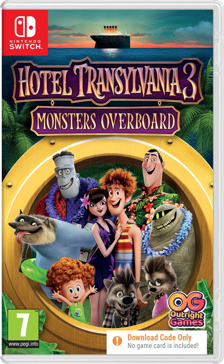 Hotel Transylvania 3 Monsters Overboard EU Nintendo Switch Cover Image