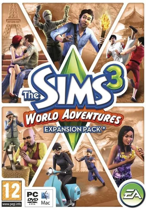 The Sims 3 - World Adventures DLC Cover Image EA App