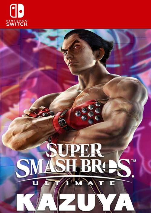 Super Smash Bros. Ultimate - Challenger Pack 10 Kazuya Mishima DLC Cover Image Nintendo Switch