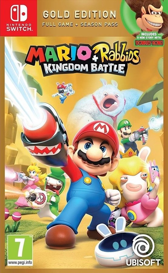 Mario & Rabbids Kingdom Battle Gold Cover Image Nintendo Switch