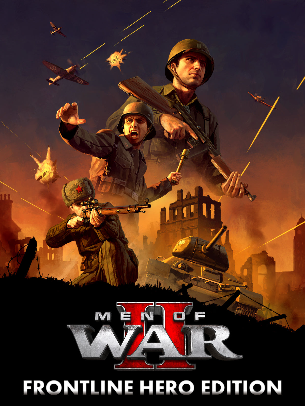 Men of War II - Frontline Hero Edition ROW Steam Cover Image