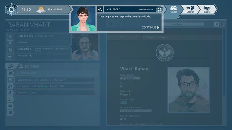 Orwell: Ignorance is Strength Cover Image Steam