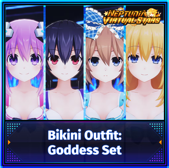Neptunia Virtual Stars - Bikini Outfit- Goddess Set DLC Cover Image Steam