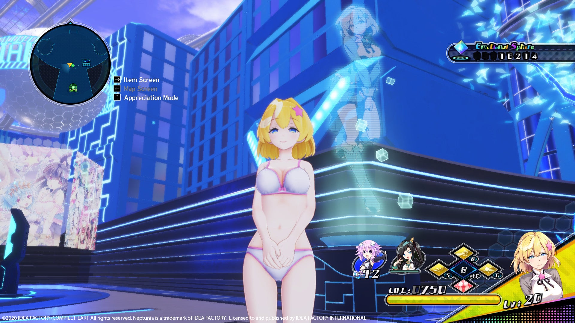 Neptunia Virtual Stars - Swimsuit Outfit- V-Idol Set DLC