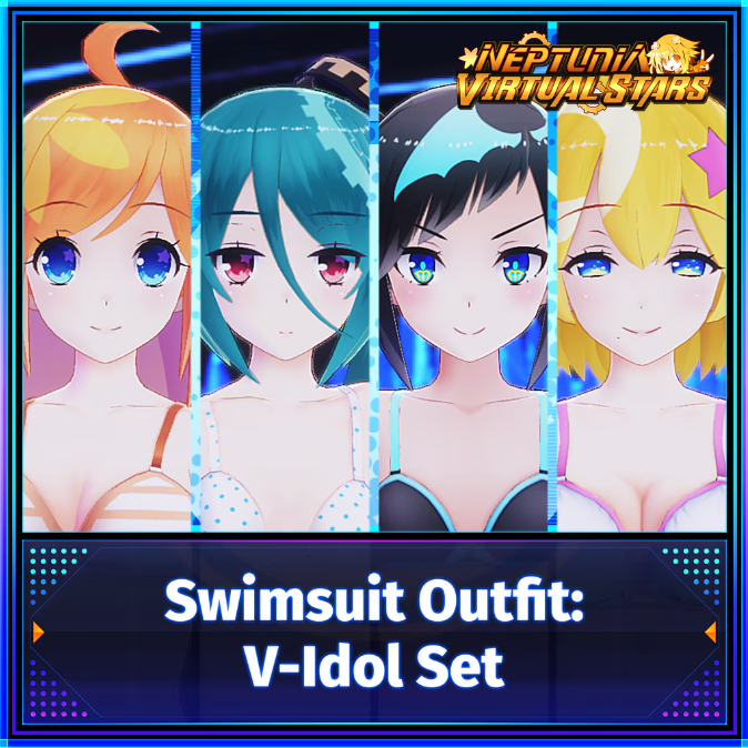 Neptunia Virtual Stars - Bikini Outfit- V-Idol Set DLC Cover Image Steam