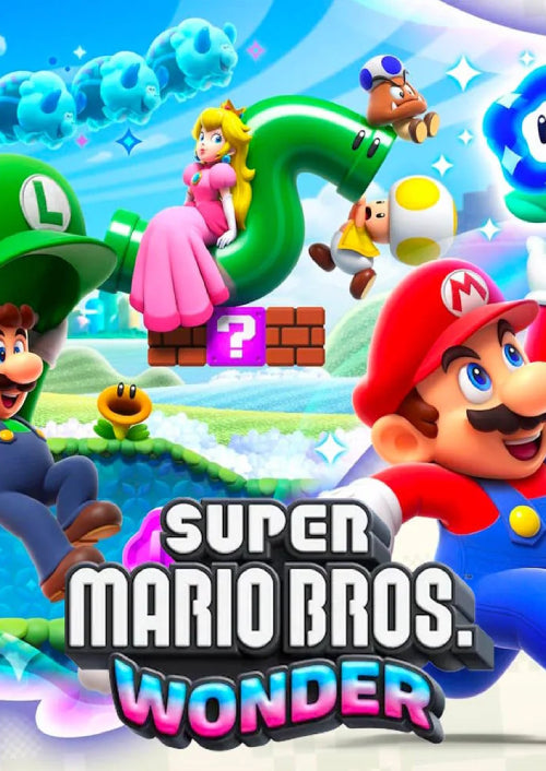 Super Mario Bros. Wonder US Cover Image Nintendo Switch