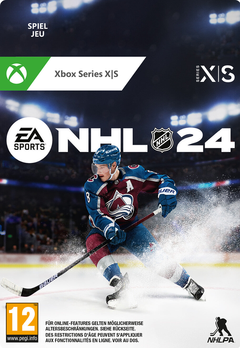 NHL 24 Xbox Series XS Edition Cover Image Xbox Series XS