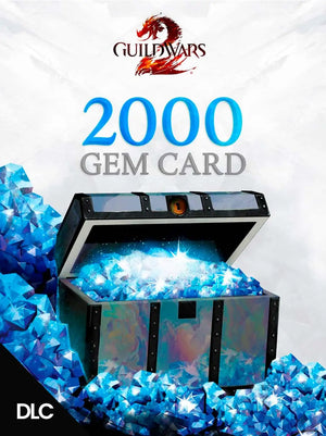 Guild Wars 2 - 2000 Gems Card DLC NCSoft Cover Image