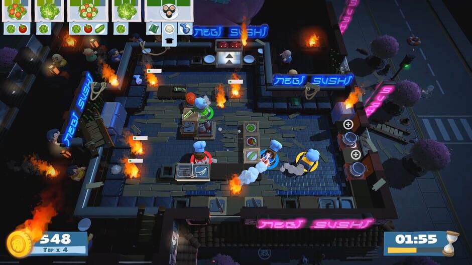Overcooked 2 Cover Image Nintendo Switch