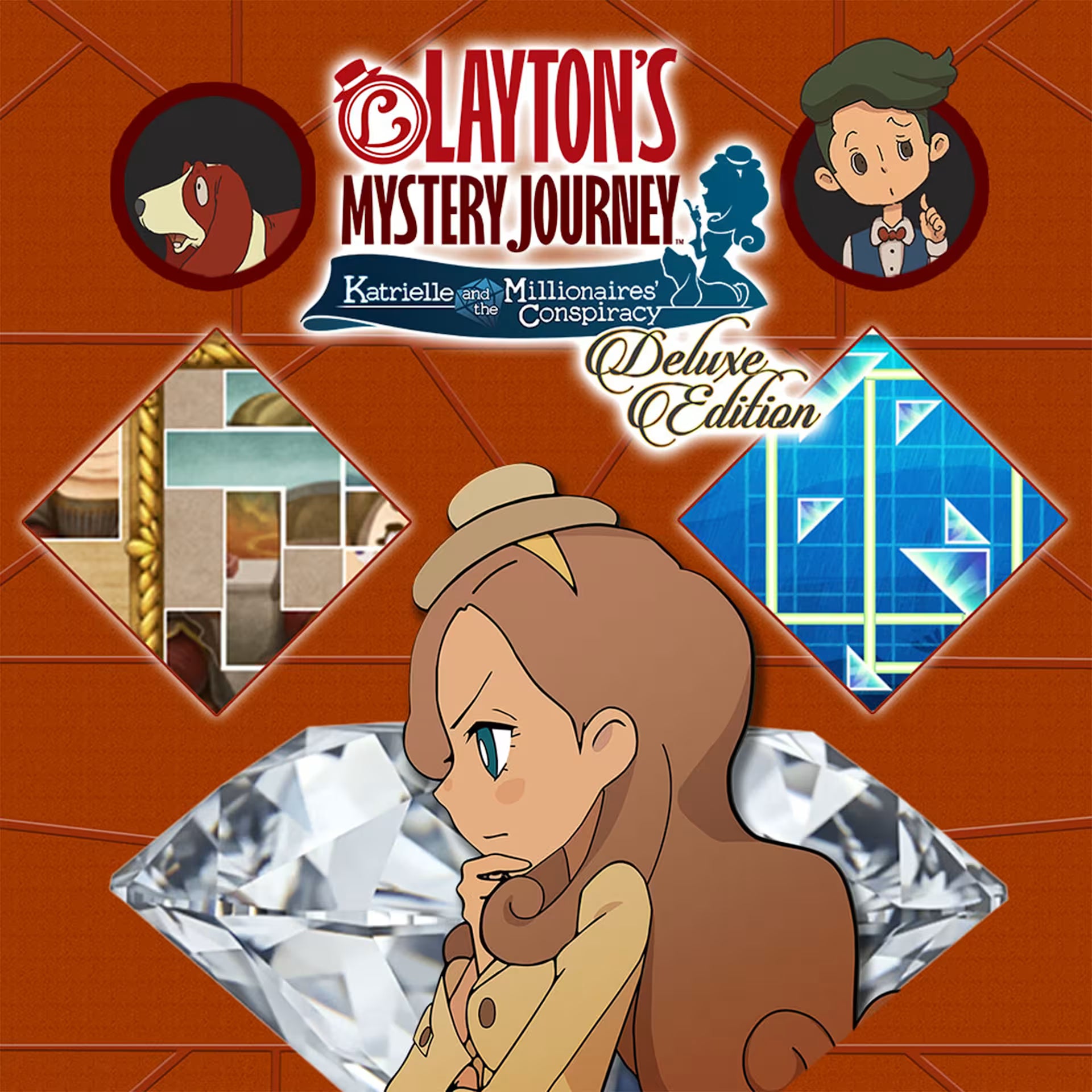 Layton's Mystery Journey Deluxe Edition EU Nintendo Switch Cover Image