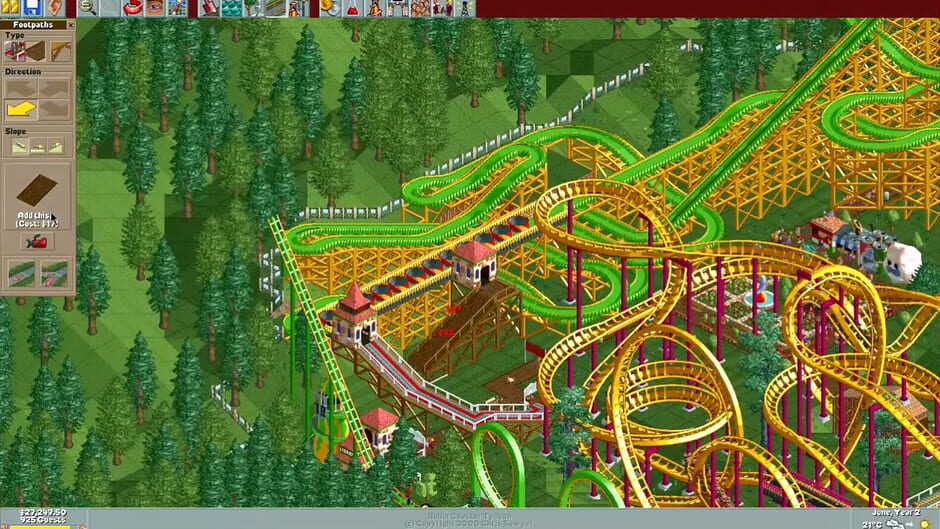 RollerCoaster Tycoon Deluxe Cover Image Steam