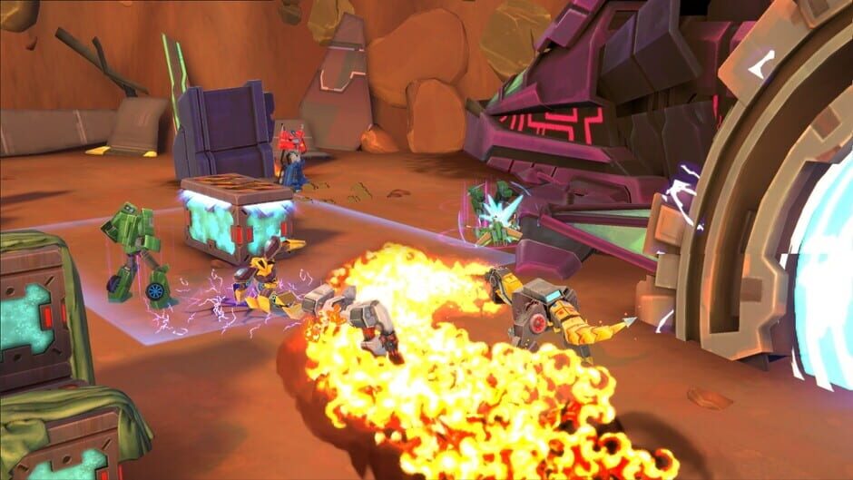 Transformers: Battlegrounds Cover Image Nintendo Switch