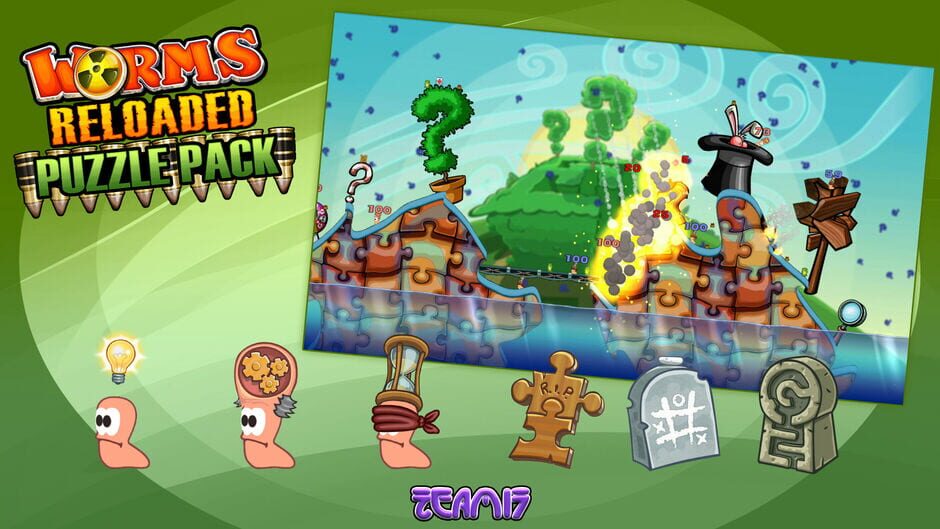 Worms Reloaded: Puzzle Pack DLC Cover Image Steam