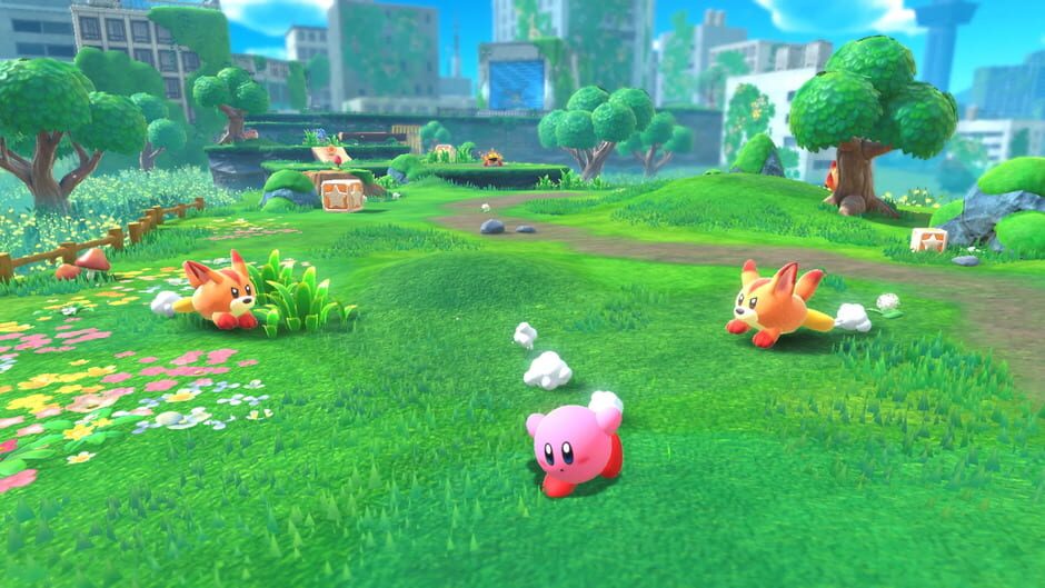Kirby and the Forgotten Land Cover Image Nintendo Switch