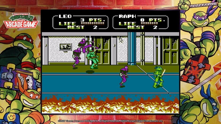 Teenage Mutant Ninja Turtles: The Cowabunga Collection Cover Image Steam