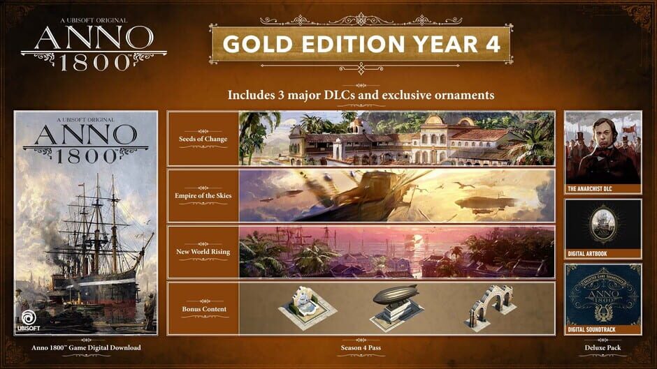 Anno 1800 Gold Edition Year 4 Cover Image Ubisoft Connect