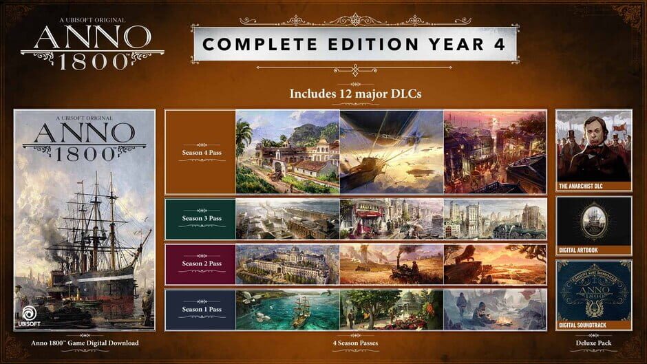 Anno 1800 Complete Edition Year 4 Cover Image Ubisoft Connect