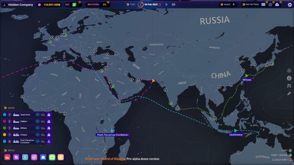 SeaOrama: World of Shipping Cover Image Steam