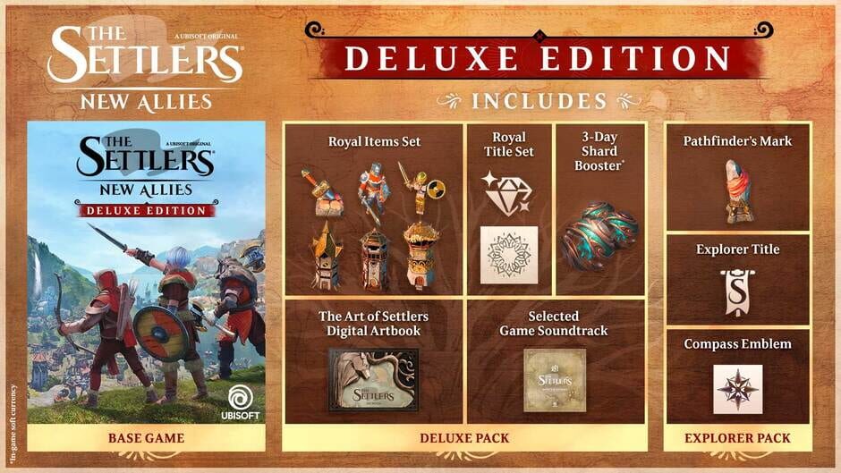 The Settlers: New Allies Deluxe Edition Cover Image Ubisoft Connect