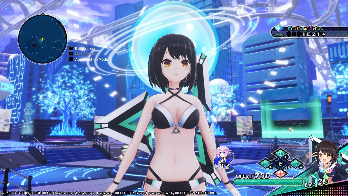 Neptunia Virtual Stars - Kizuna Ai Summer Style Outfit DLC