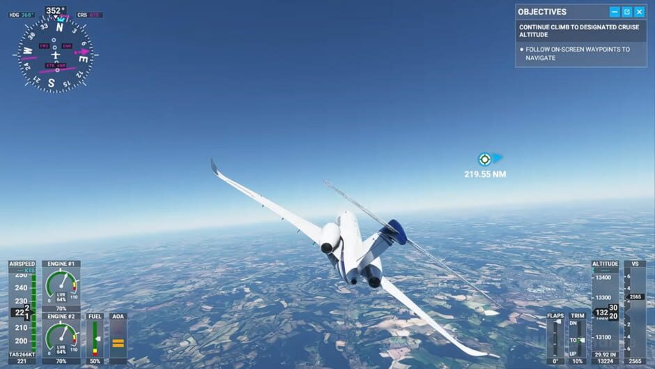 Microsoft Flight Simulator Deluxe 40th Anniversary Edition Cover Image Windows 10 / Xbox Series XS