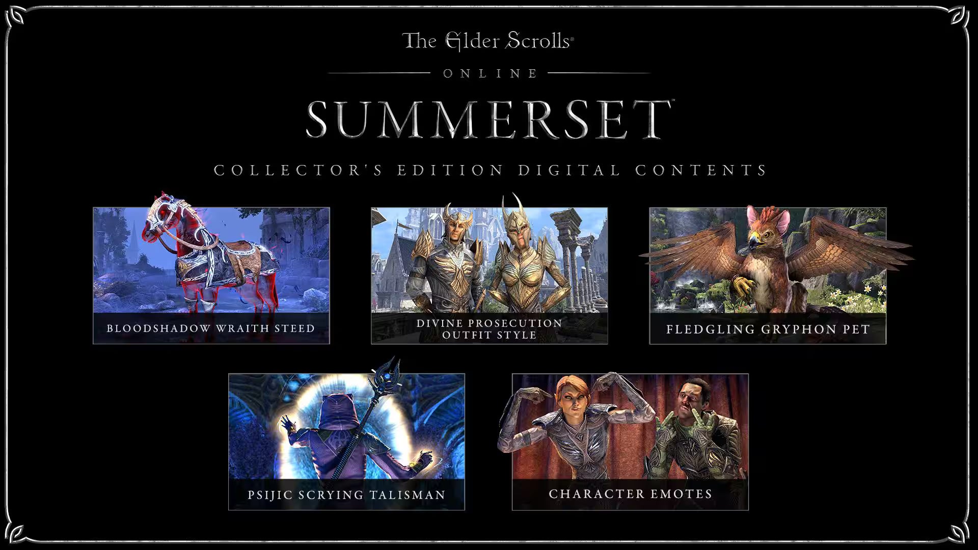 The Elder Scrolls Online - Summerset Collectors Edition Upgrade DLC