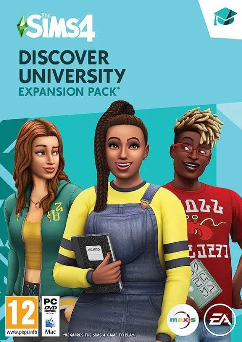 The Sims 4 - Discover University DLC Cover Image EA App