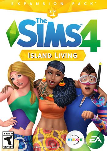 The Sims 4 - Island Living DLC Cover Image EA App