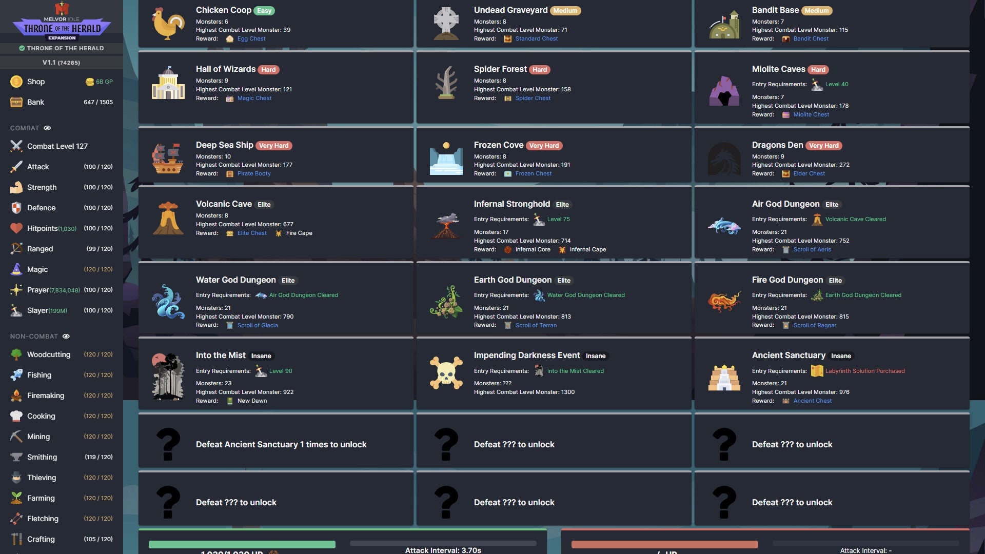 Melvor Idle: Throne of the Herald