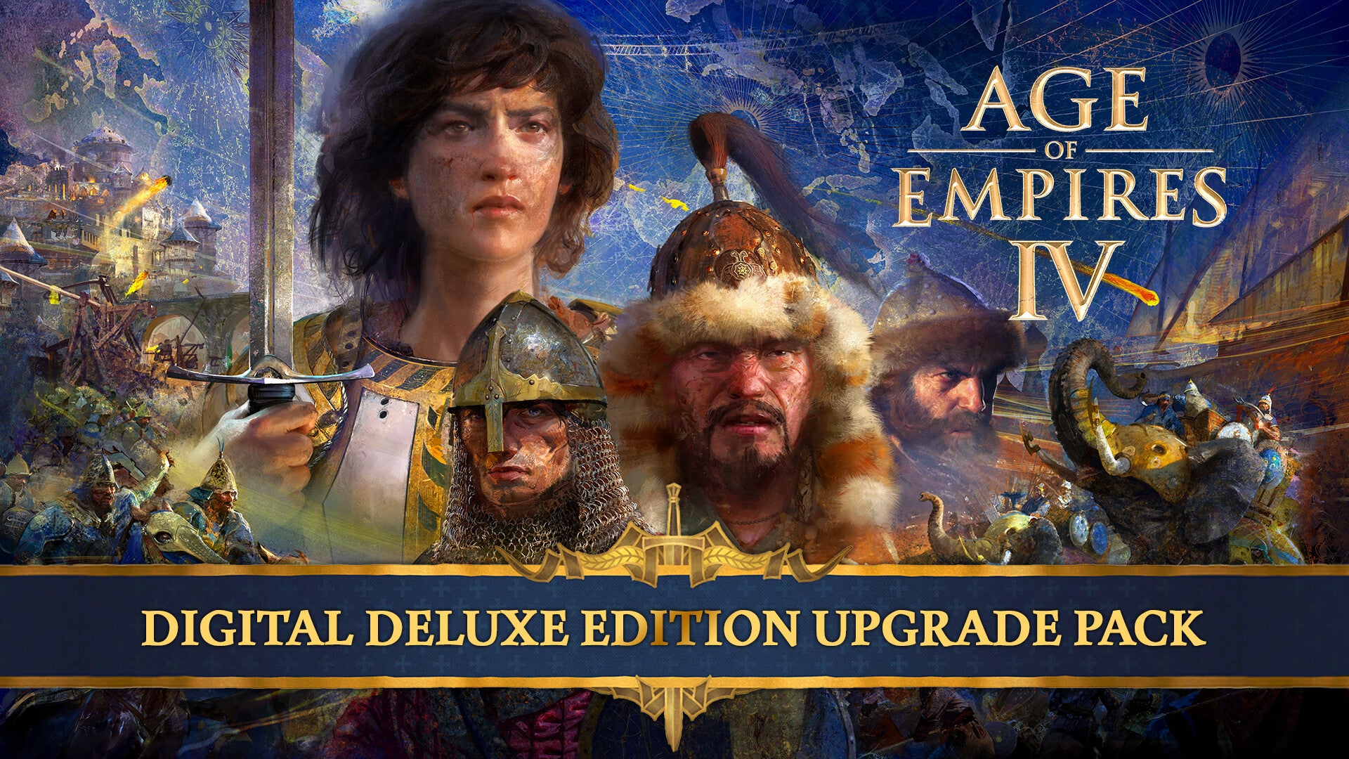 Age of Empires IV: Digital Deluxe Upgrade Pack DLC Steam Cover Image