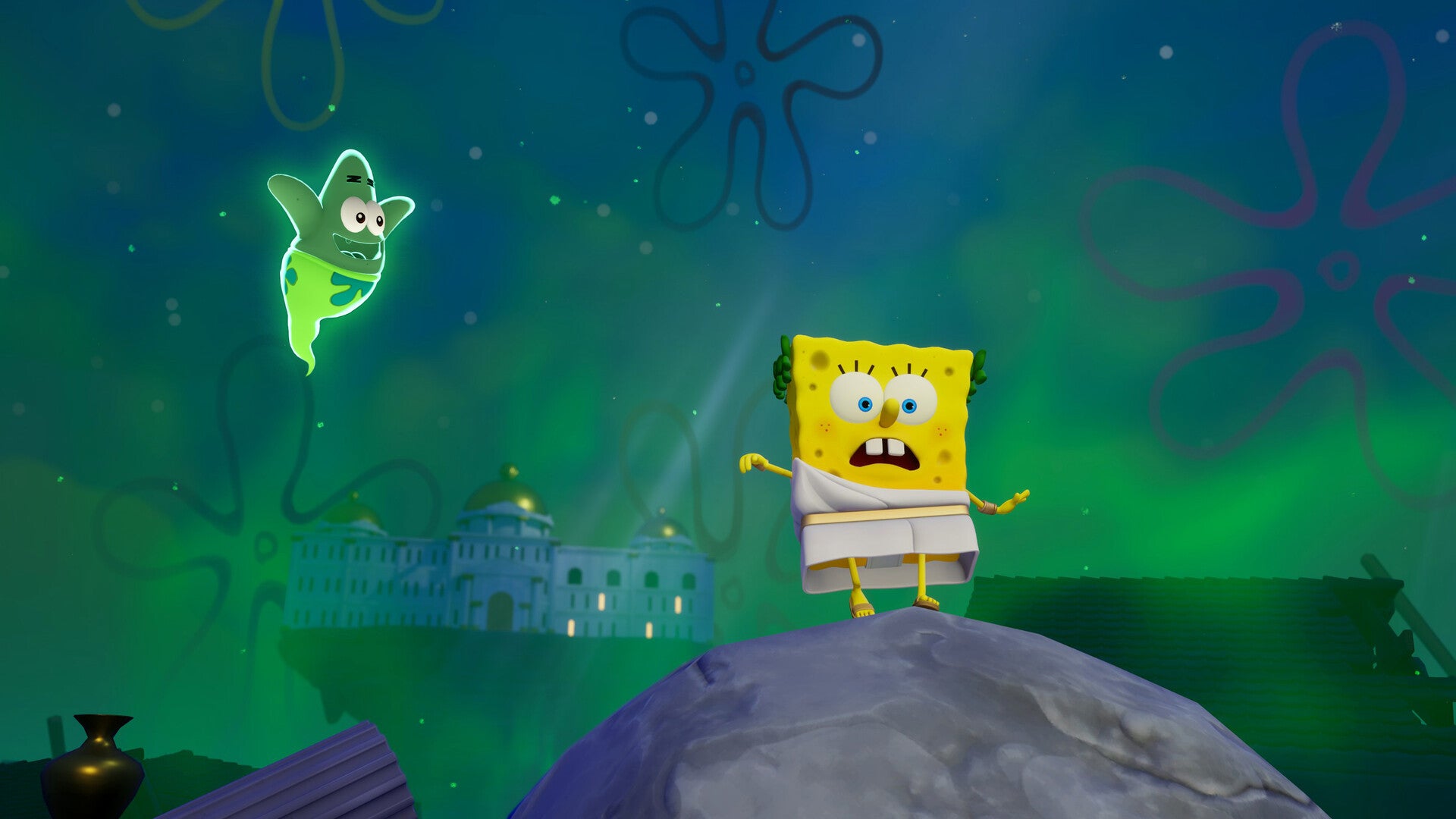 SpongeBob SquarePants: Titans of the Tide - Ghostly Digital Edition ROW Base Game Steam Cover Image