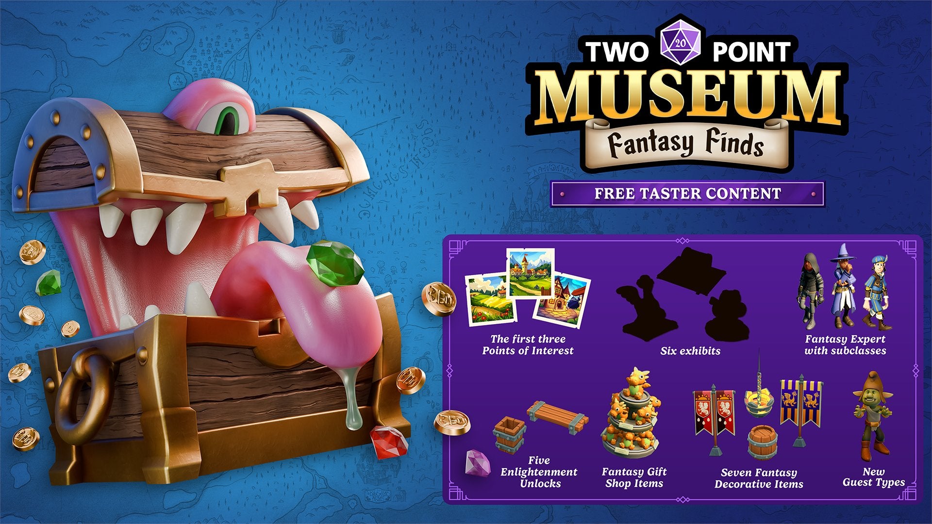 Two Point Museum: Fantasy Finds DLC