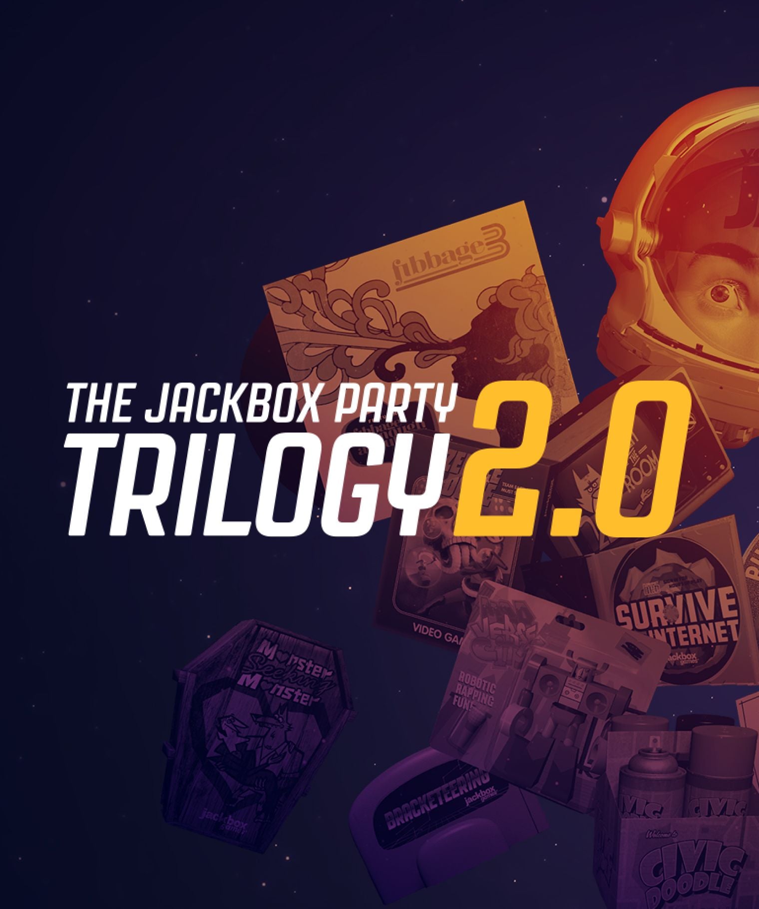 The Jackbox Party Trilogy 2 Cover Image Steam