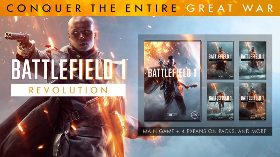 Battlefield 1 Revolution Cover Image Xbox One / Xbox Series XS