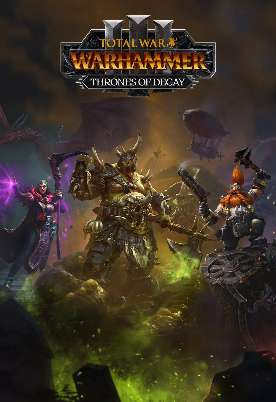 Total War: WARHAMMER III - Thrones of Decay DLC Cover Image Steam