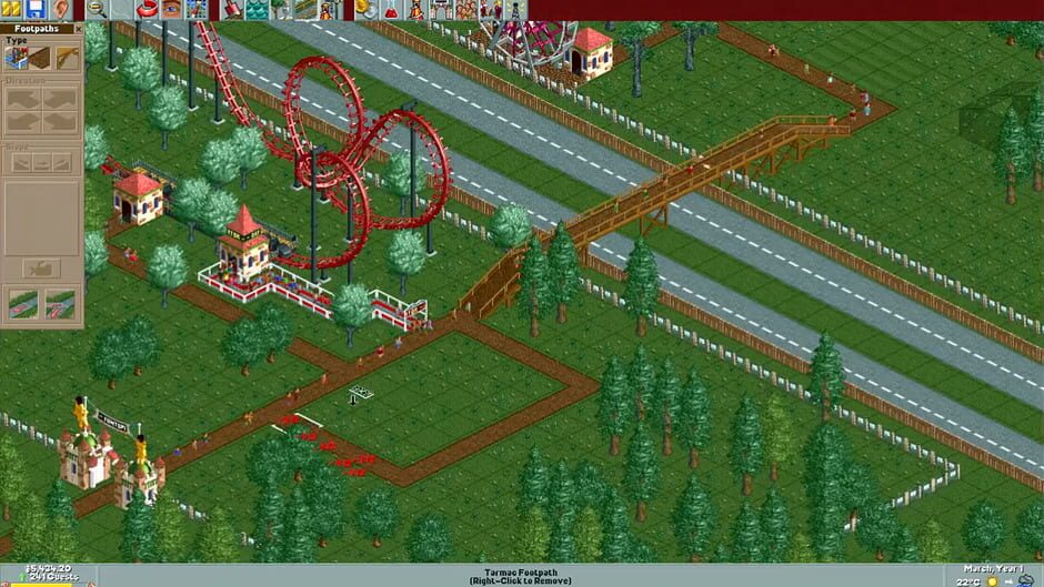RollerCoaster Tycoon Deluxe Cover Image Steam