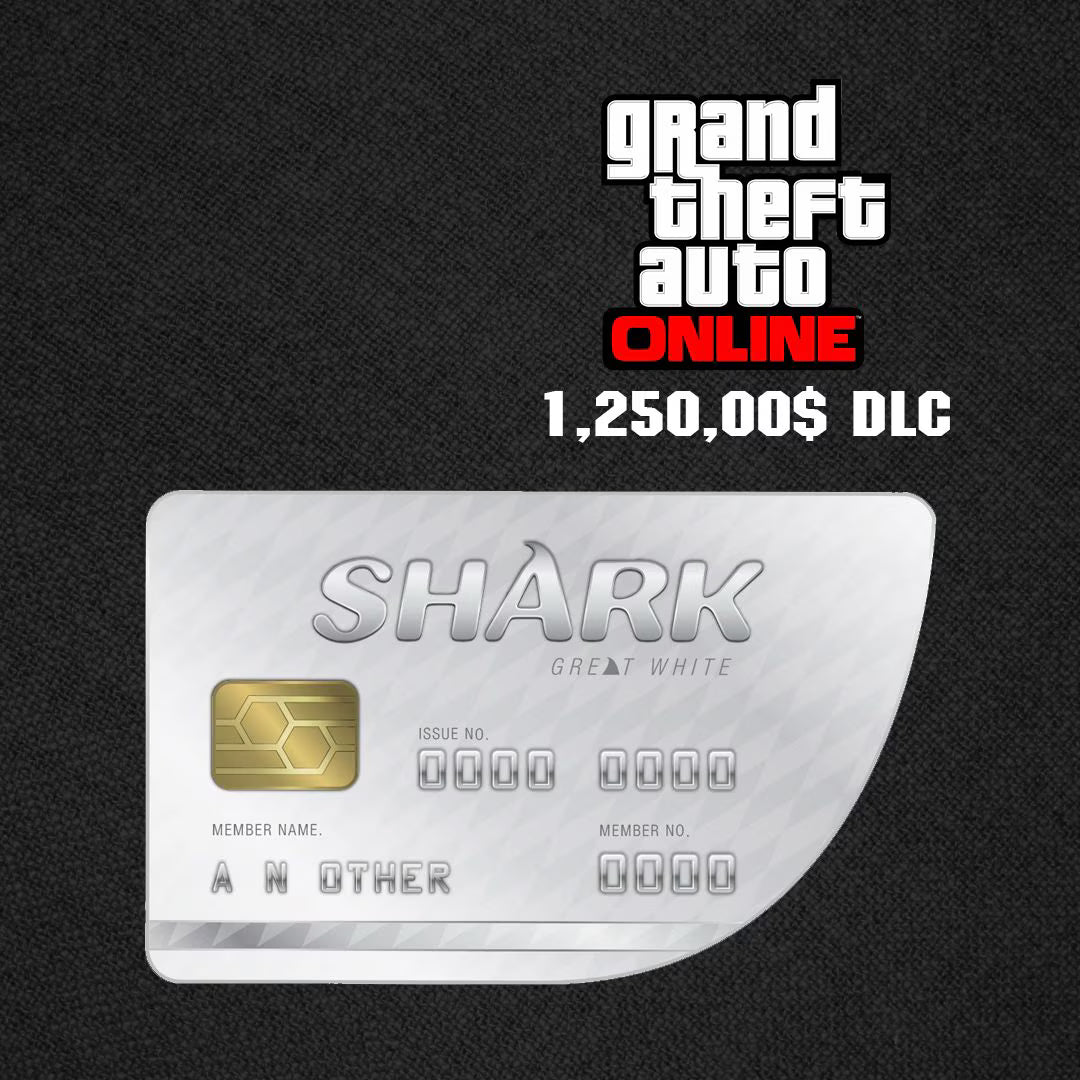 GTA V - Great White Shark Cash Card 1.25M DLC Xbox One Cover Image